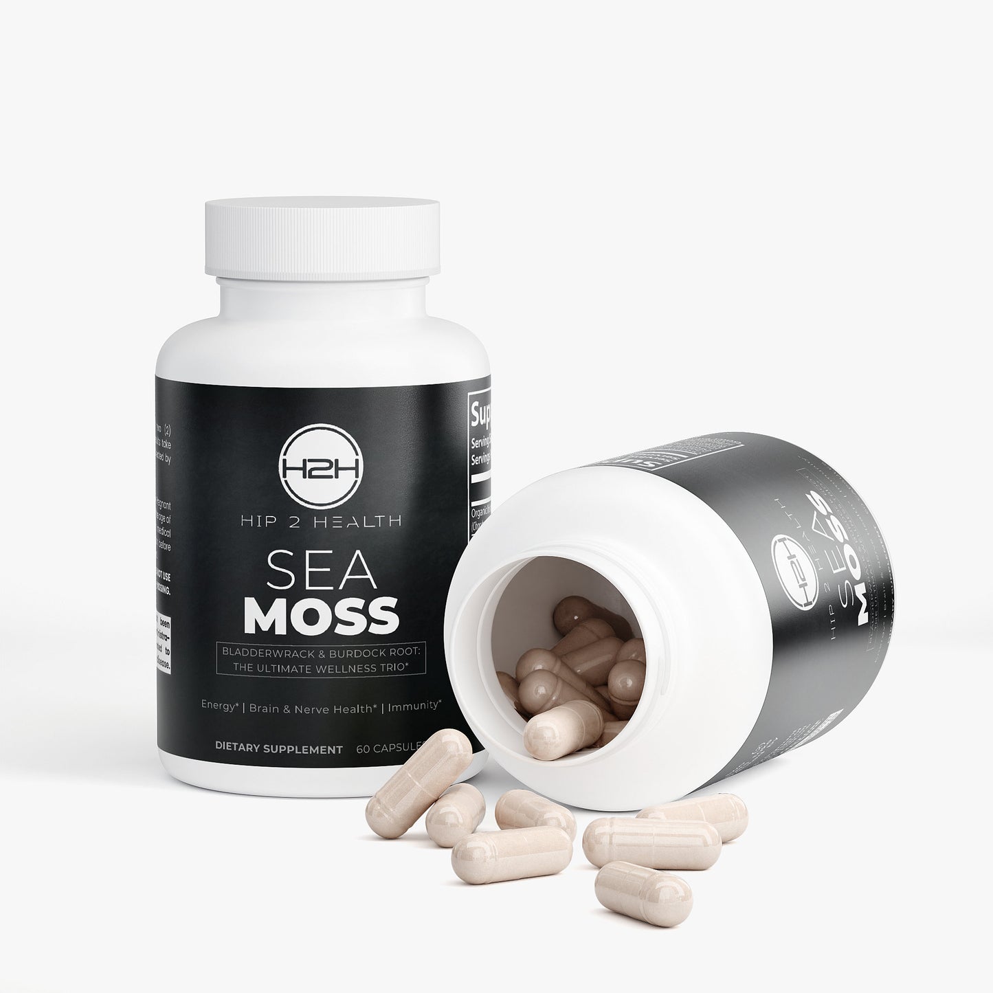 Sea Moss, Bladderwrack & Burdock Root: NEW PACKAGING